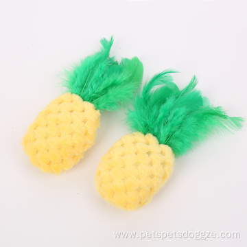 Pineapple Pet Throwing Toy Catnip Plush Cat Toy